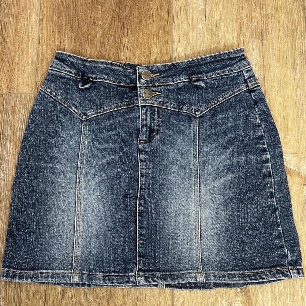 Jill Stuart Indigo Denim Mini Skirt